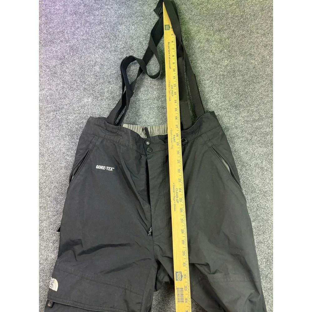 The North Face GORE-TEX Snow Pants Mens XL Black Ski Snowboard Bibs Pants
